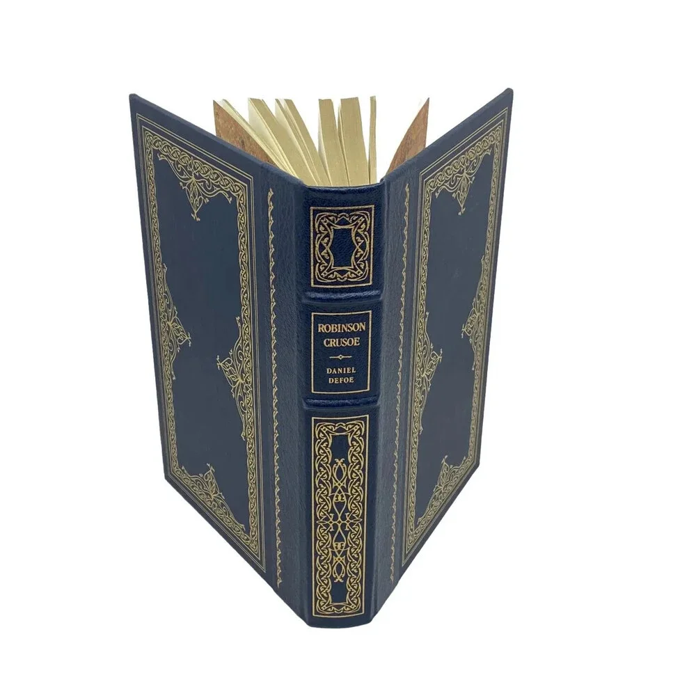 Defoe Robinson Crusoe 1979 Franklin Library Worlds Great Books